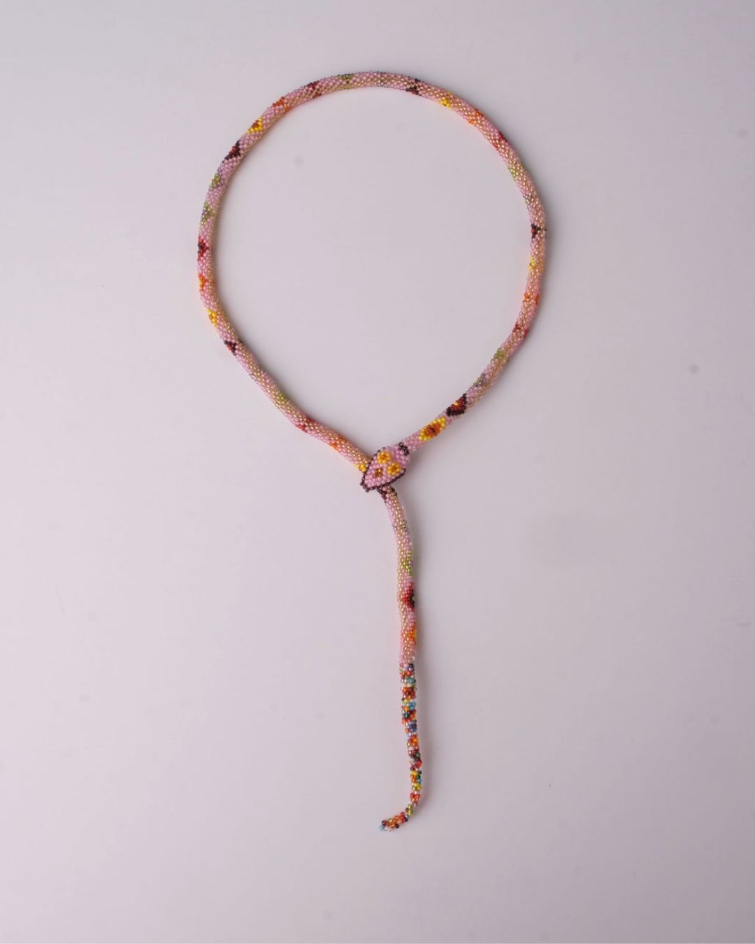 ROSE SNAKE NECKLACE