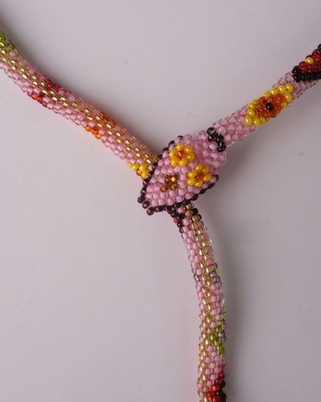 ROSE SNAKE NECKLACE