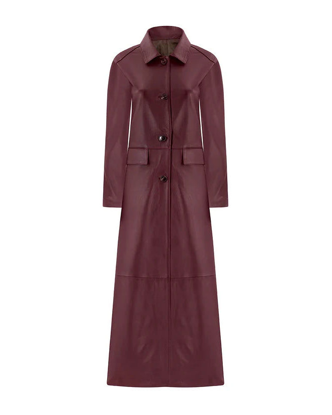ABRIGO BURGUNDY PALERMO