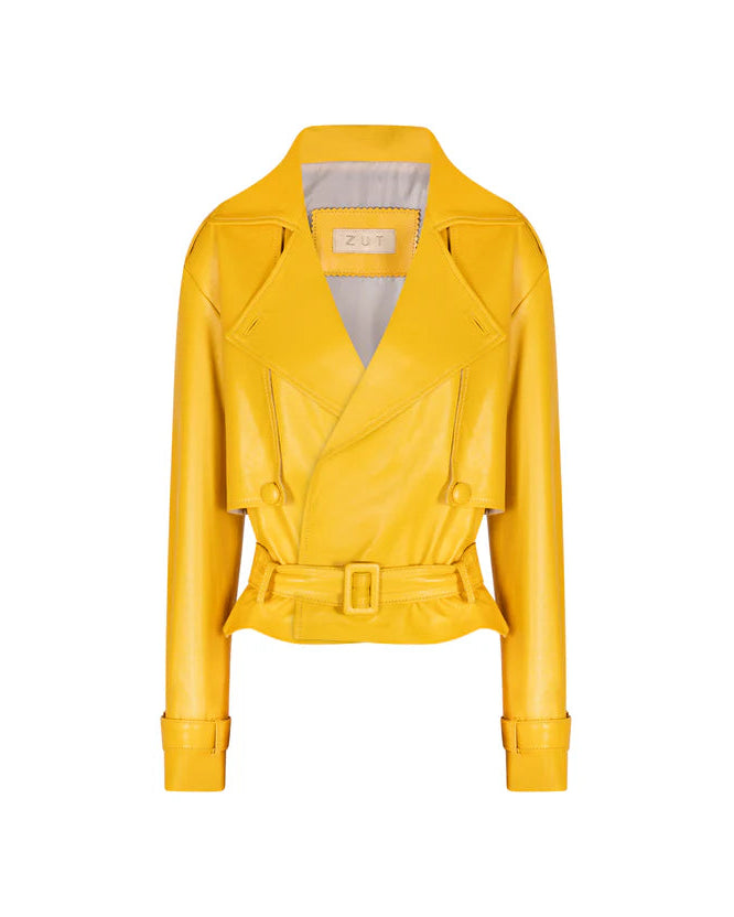 SUEDE SHORT JACKET NINA