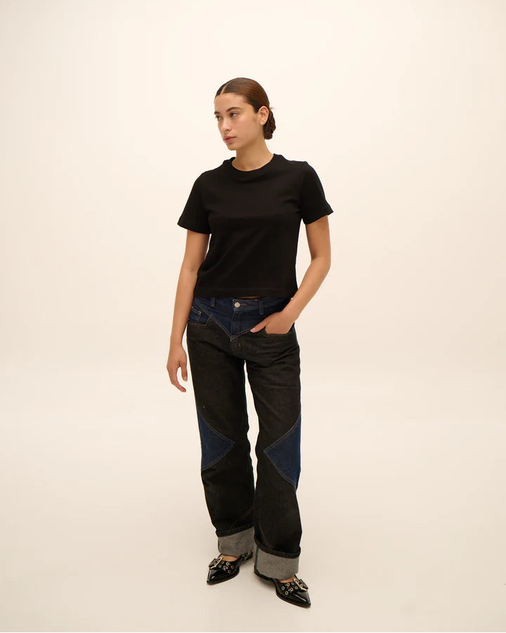 COWGIRL JEAN BLACK AND BLUE