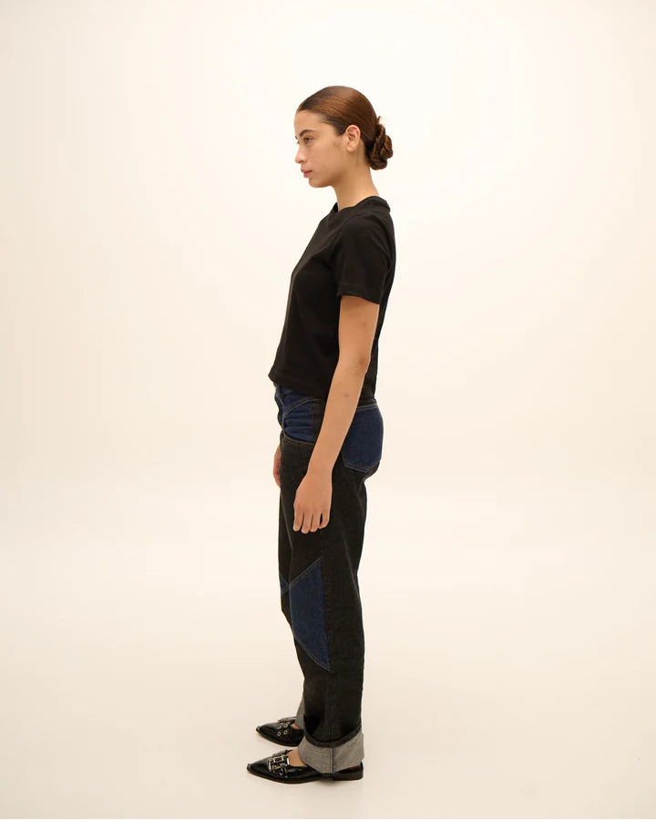 COWGIRL JEAN BLACK AND BLUE