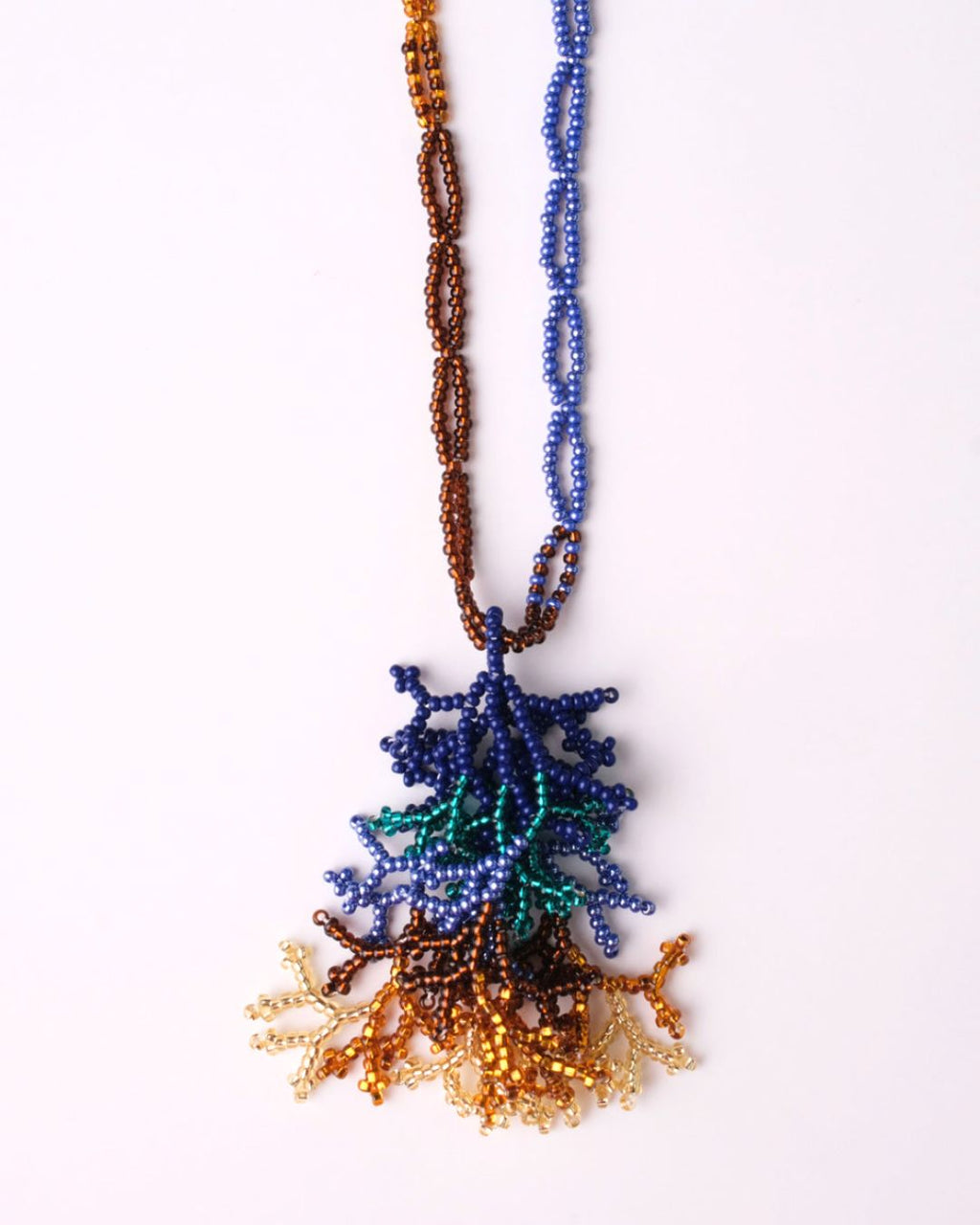 NAVY SUNSET NECKLACE