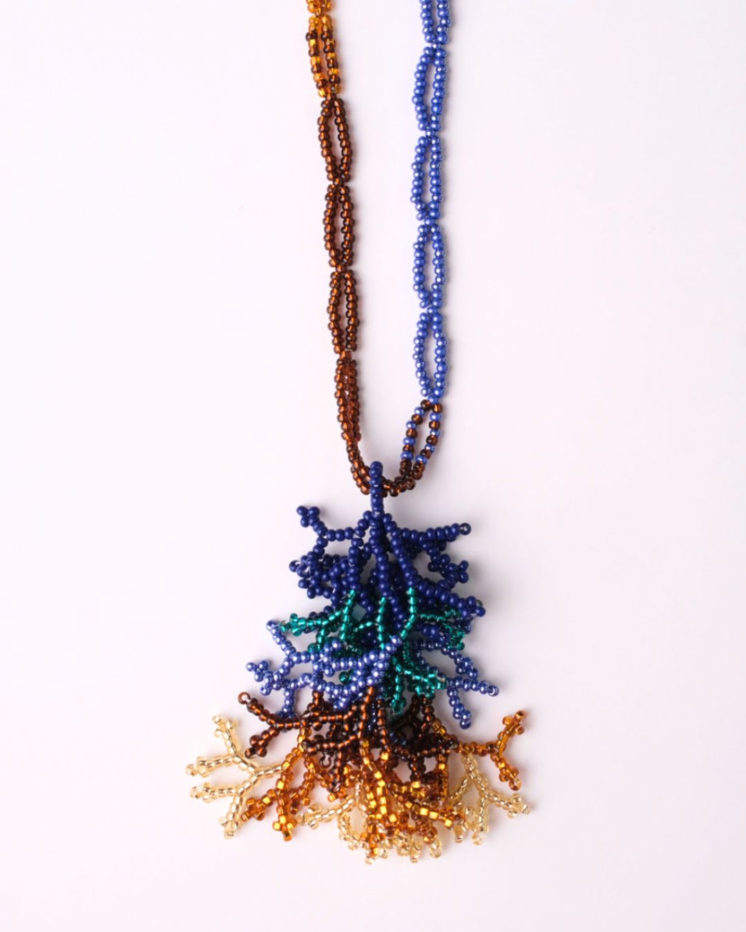 NAVY SUNSET NECKLACE