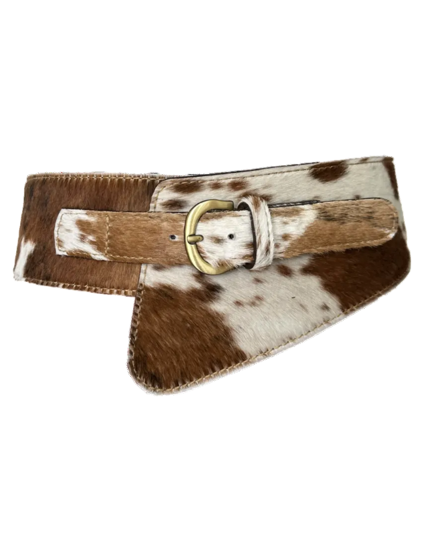 SAVANNA COWHIDE BROWN - AMARANTE
