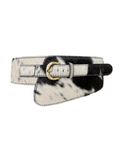 SAVANNA COWHIDE BLACK