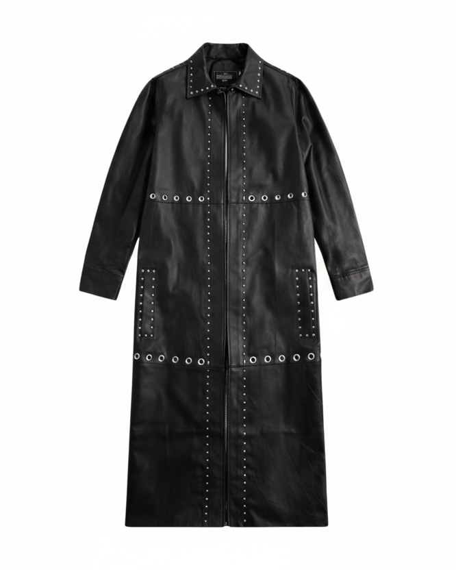 BLACK MAXI COAT