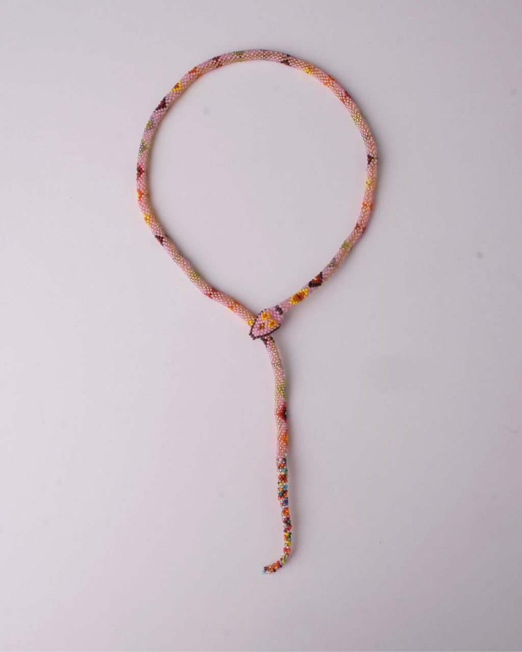 ROSE SNAKE NECKLACE