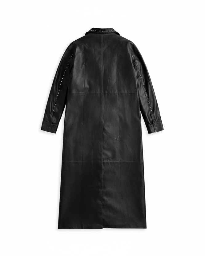 BLACK MAXI COAT