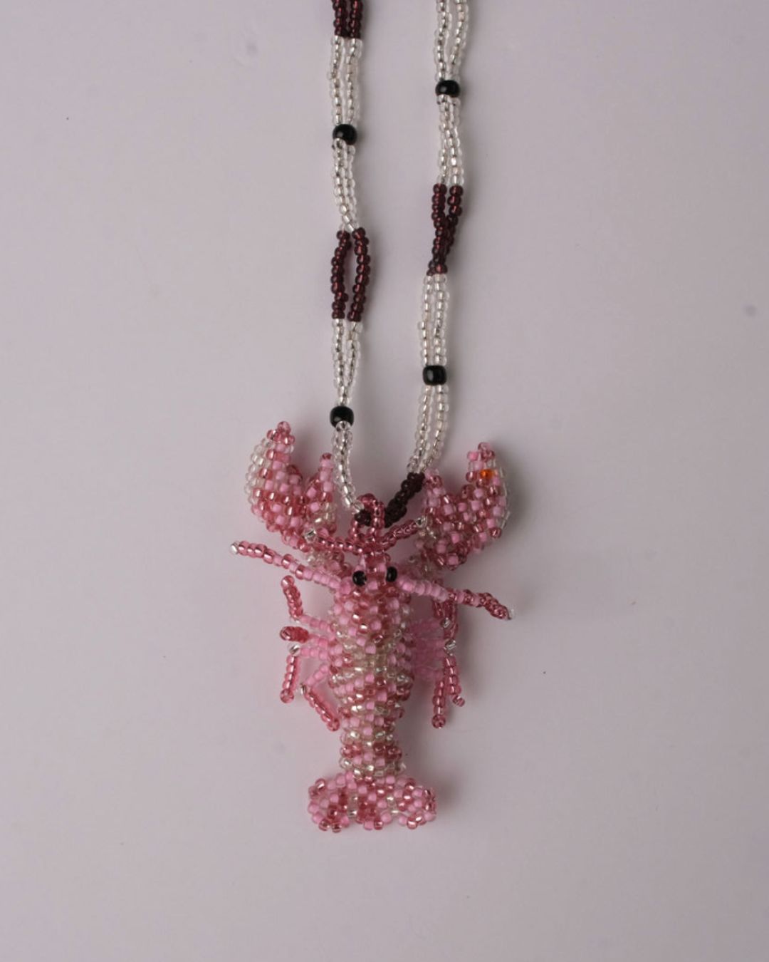 ONE LOBSTER ROSE NECKLACE