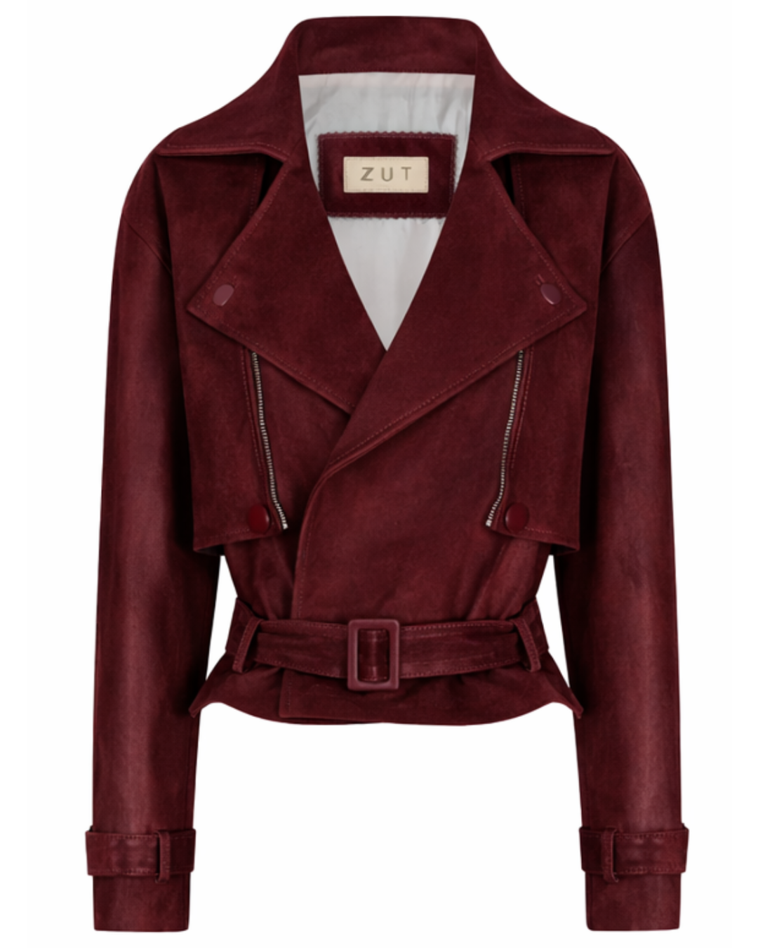 SUEDE SHORT JACKET NINA