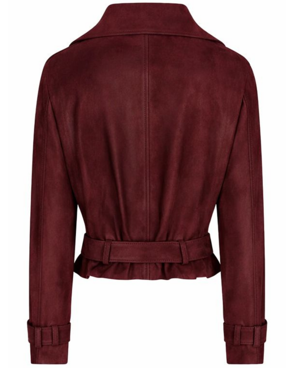 SUEDE SHORT JACKET NINA