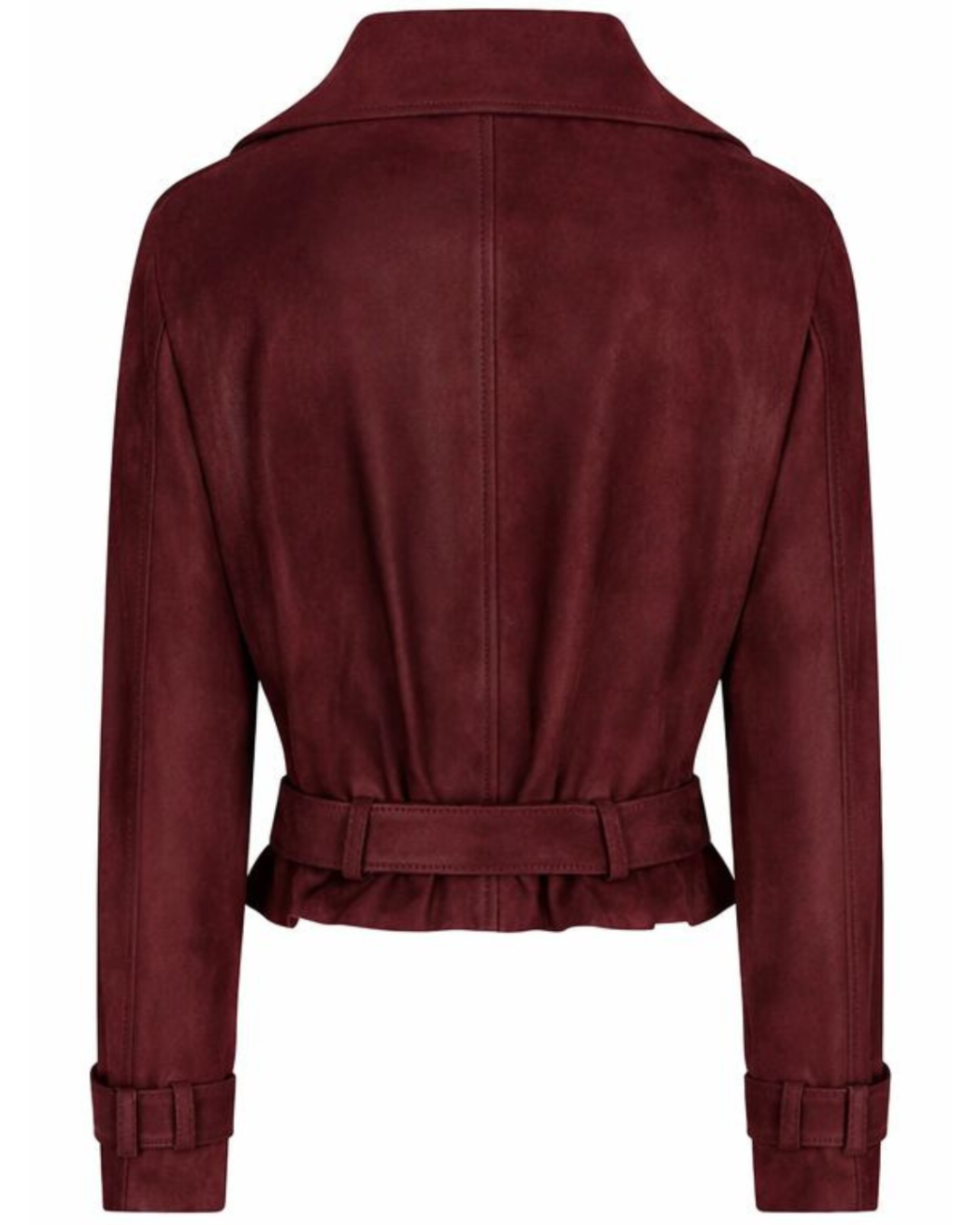 SUEDE SHORT JACKET NINA