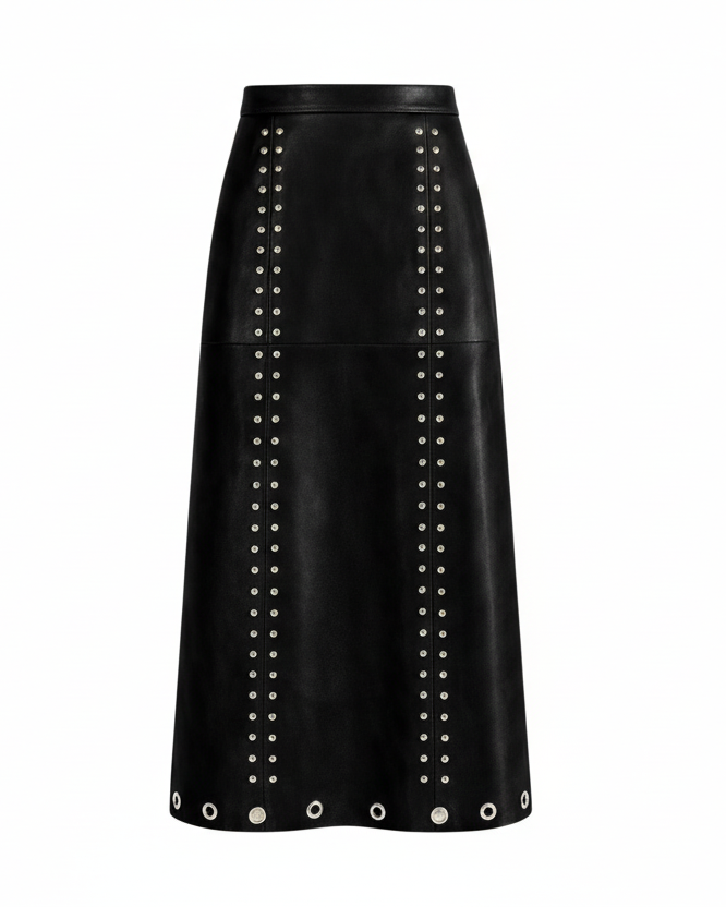 STUDDED SKIRT