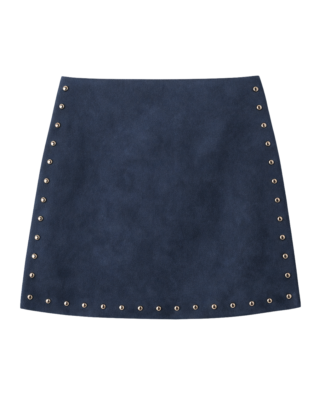 JEAN LEATHER SKIRT
