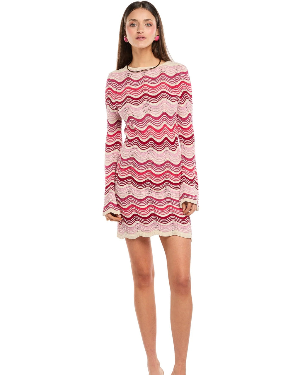 SANDRA PINK MINI DRESS