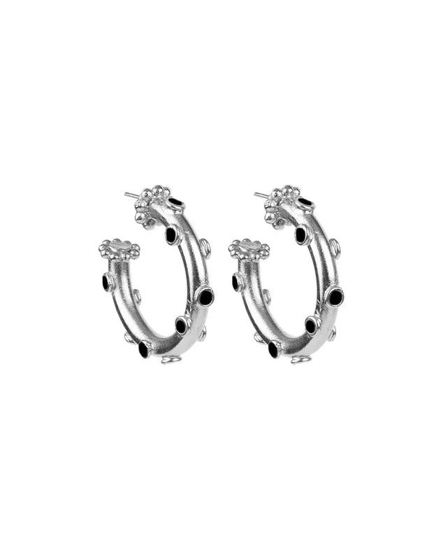 CANDONGAS TRUFA TINY PLATA NEGRO
