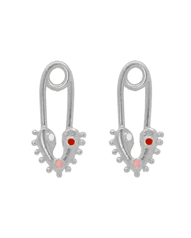 TOPOS HEART CLIP MEDIUM PLATA
