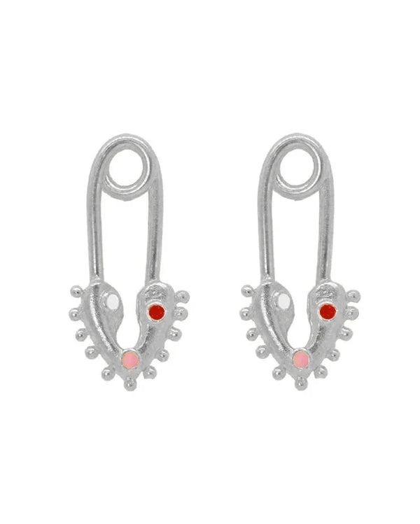 TOPOS HEART CLIP MEDIUM PLATA