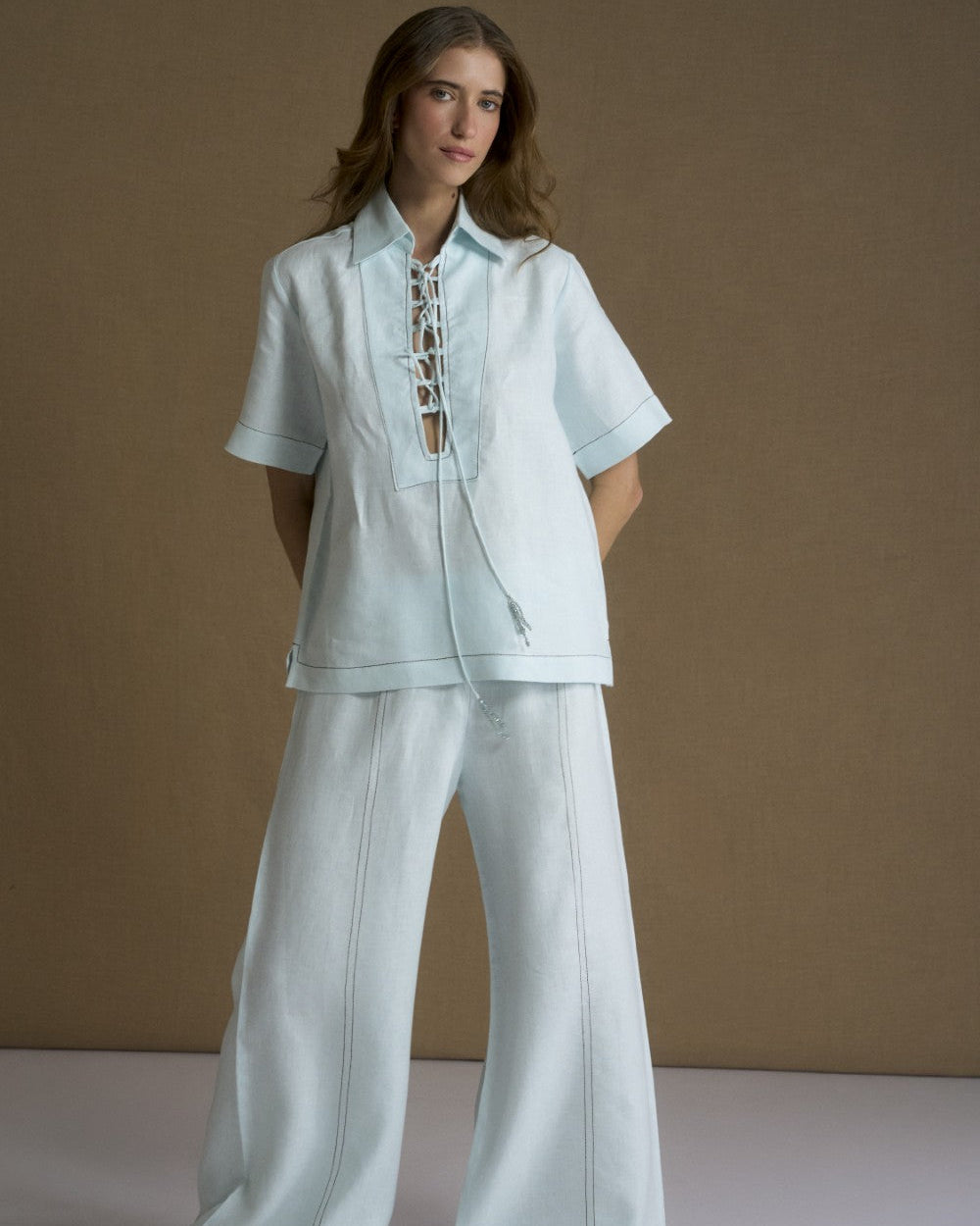 ALBA BLOUSE ICE