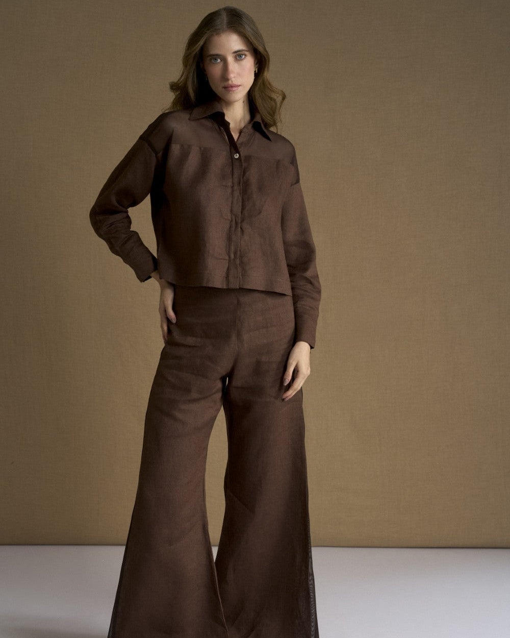 AMBAR BLOUSE CHOCOLATE