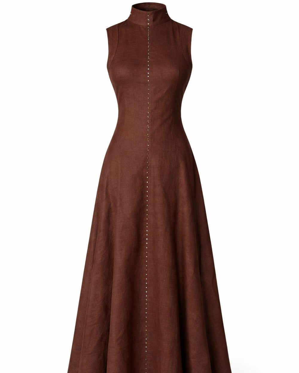 CRISTAL MAXI DRESS CHOCOLATE