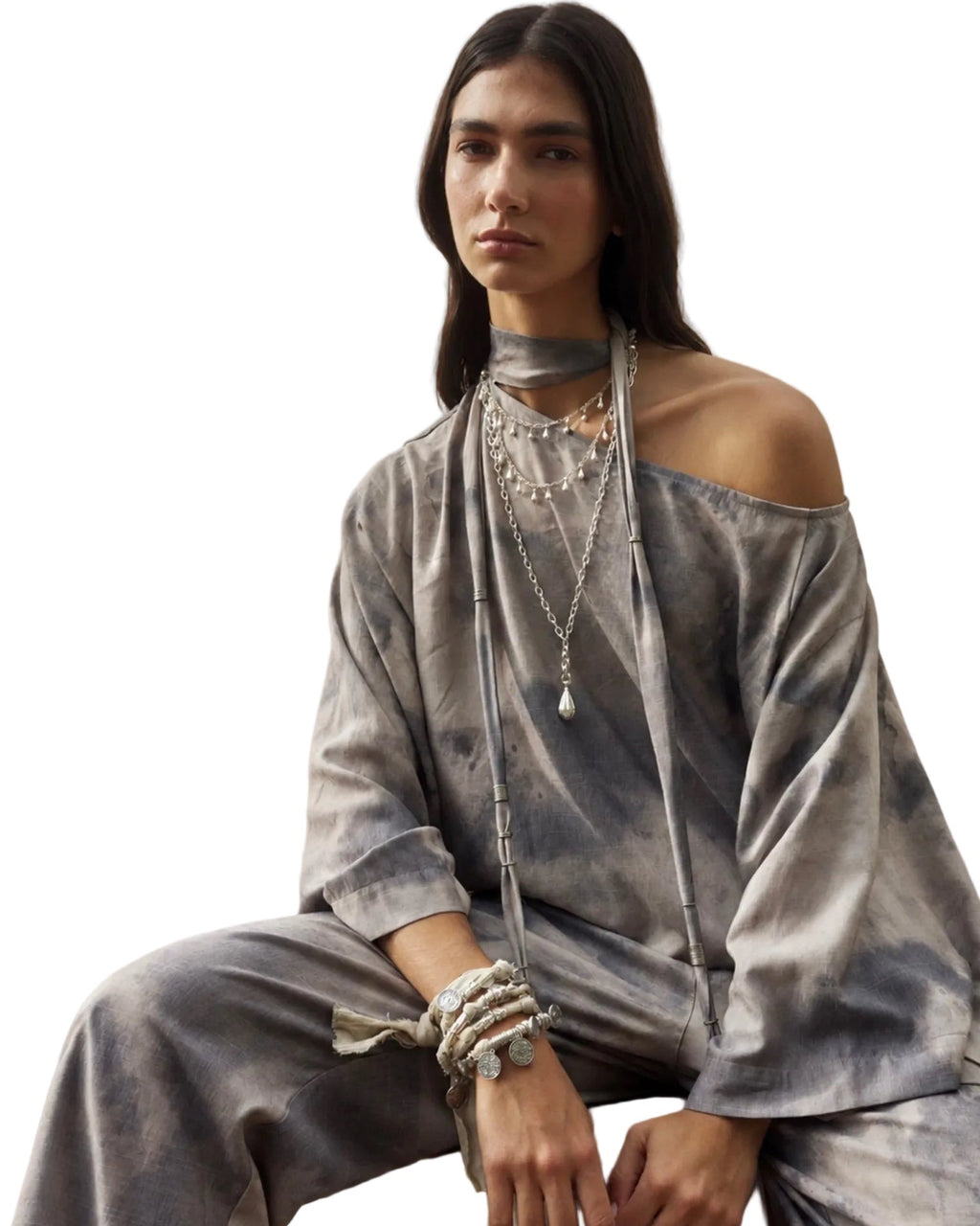 CALMA ANTIGUA PRINTED BLOUSE