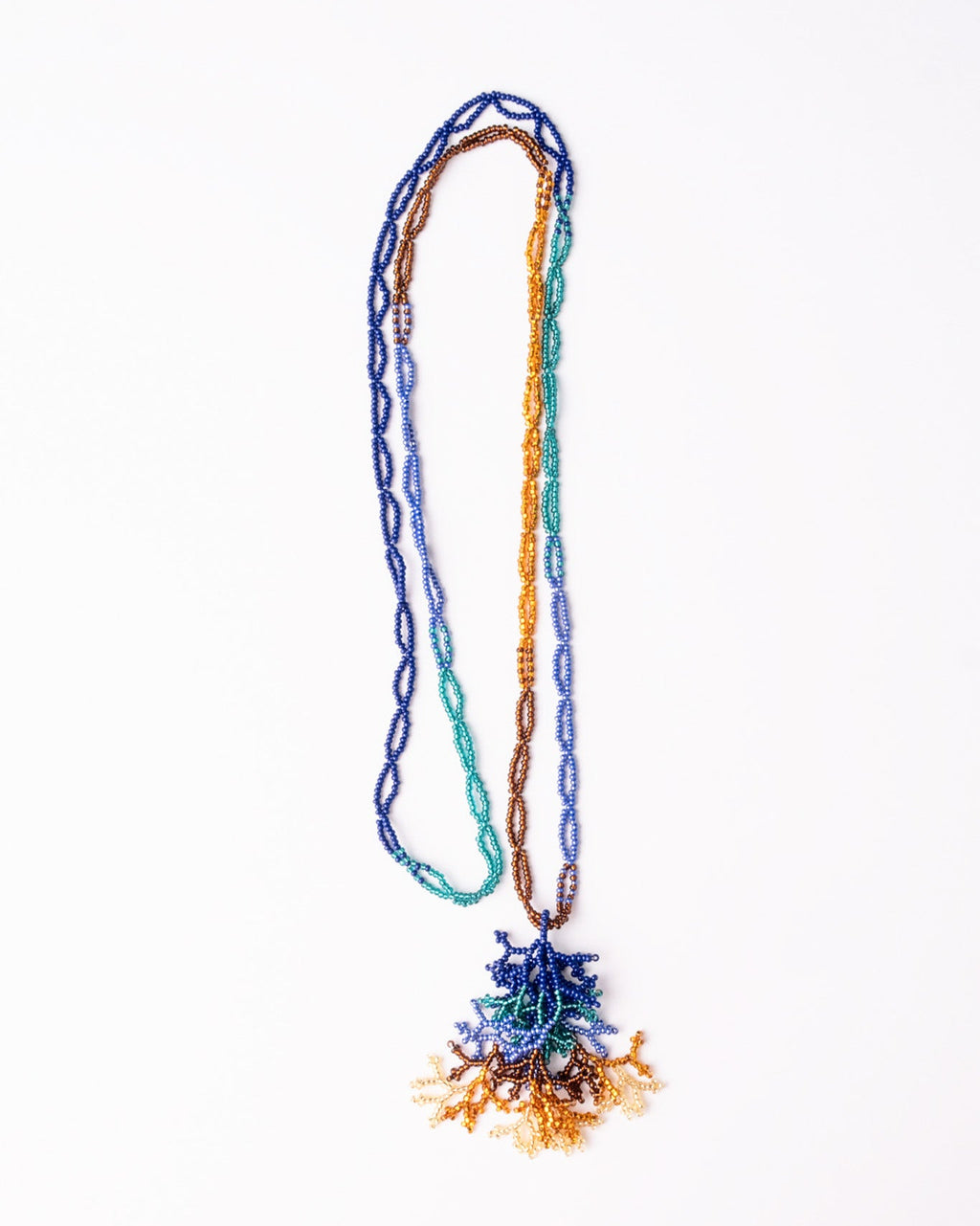 NAVY SUNSET NECKLACE