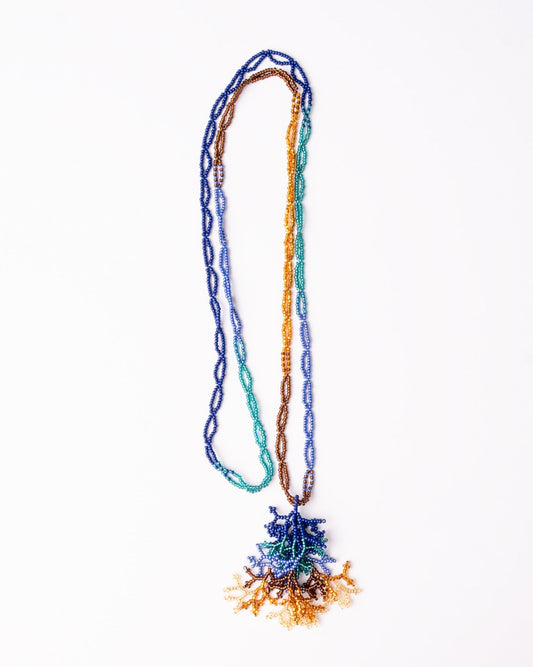 NAVY SUNSET NECKLACE