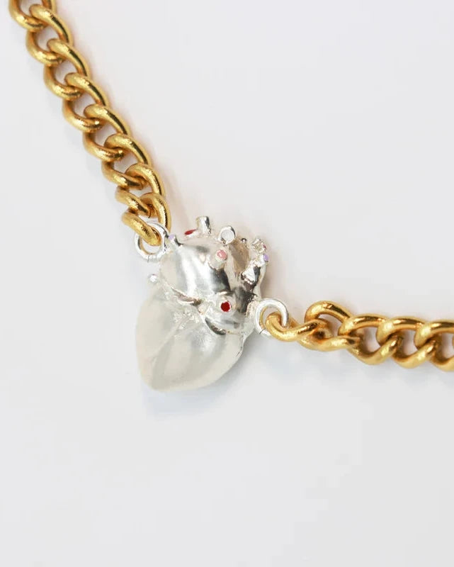 CHOKER ANATOMIK GOLD & SILVER