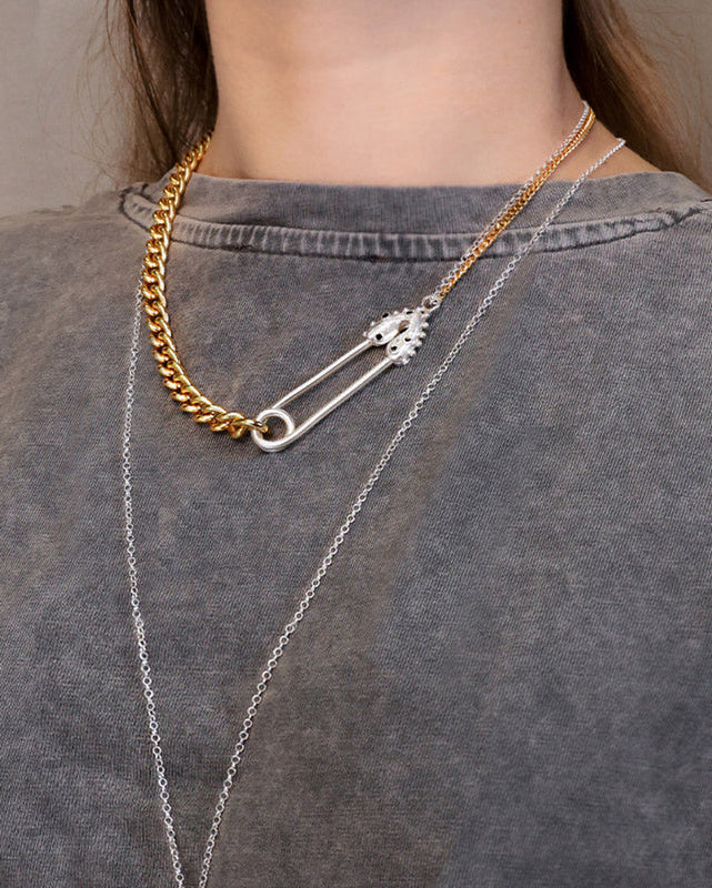 CHOKER HEART CLIP G&S