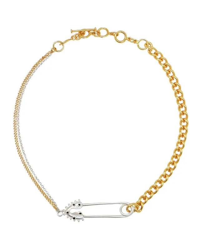 CHOKER HEART CLIP G&S