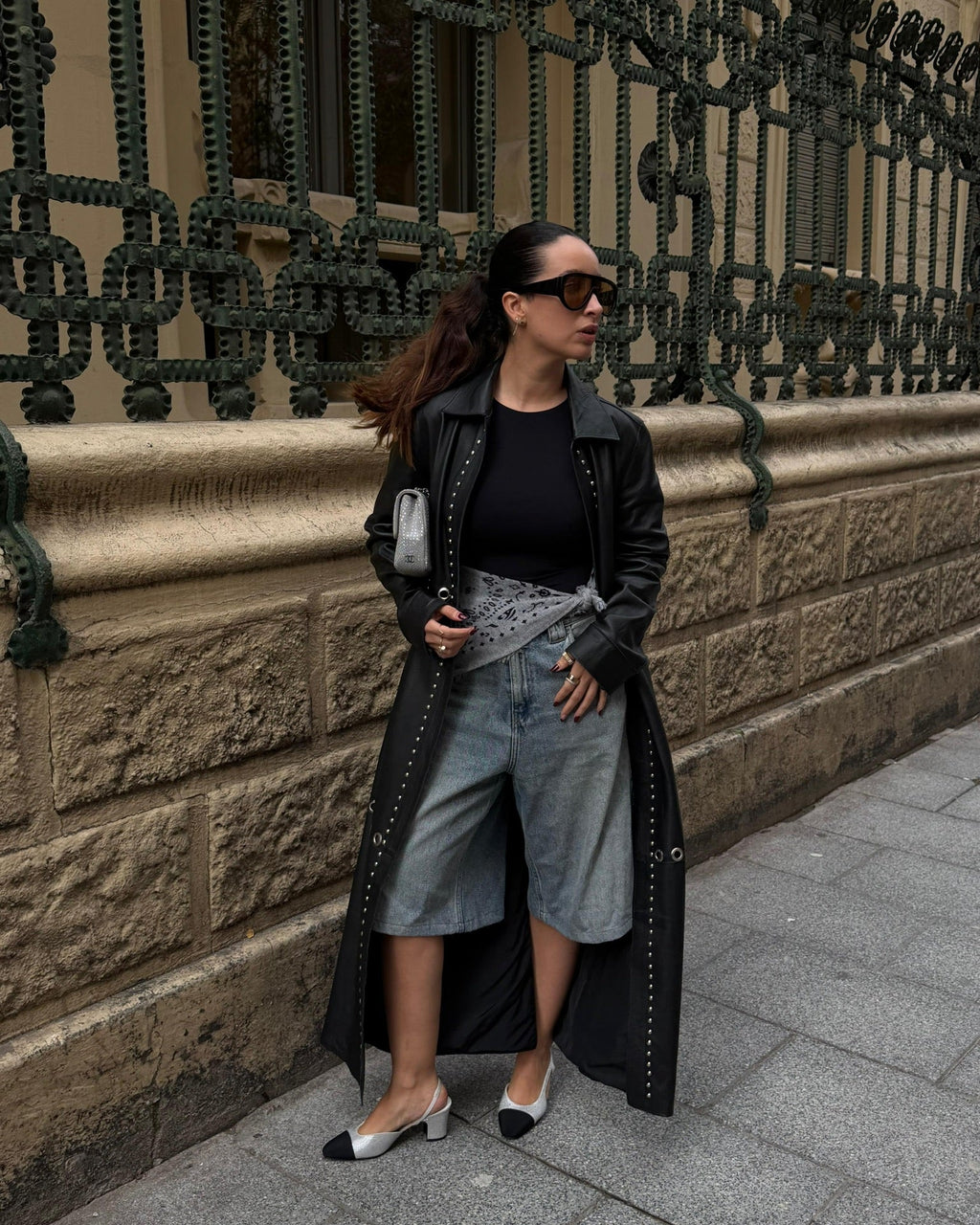 BLACK MAXI COAT