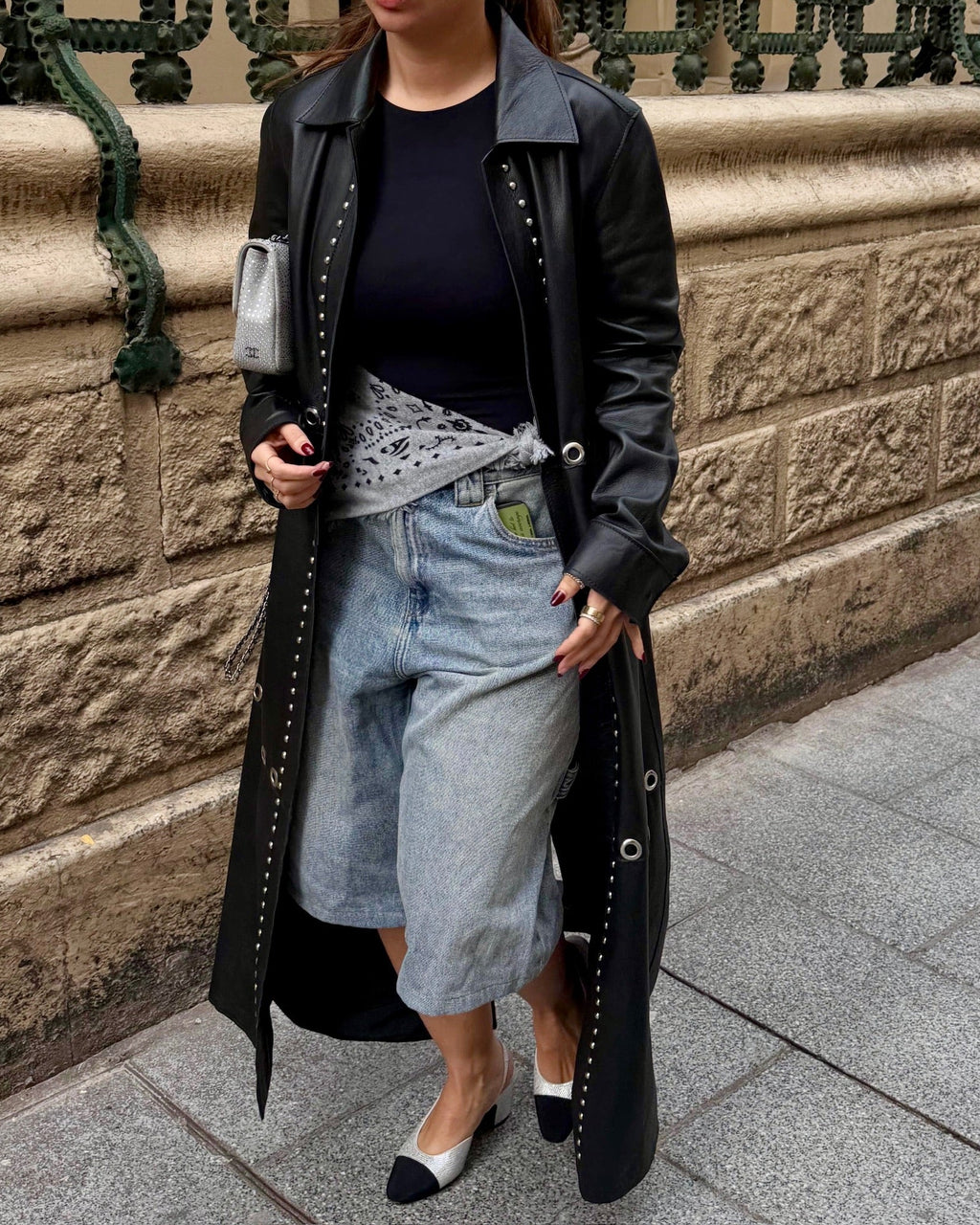 BLACK MAXI COAT