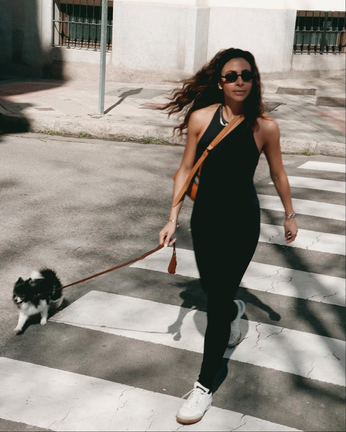 BLACK LONG ONESIE