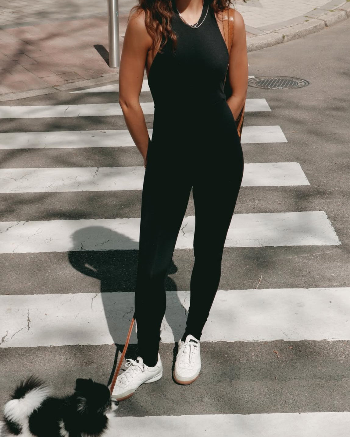 BLACK LONG ONESIE