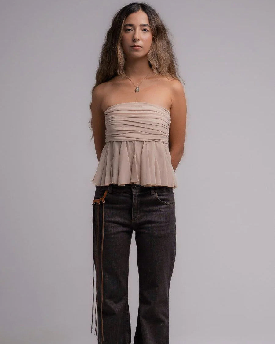 TOP BAILARINA CREMA