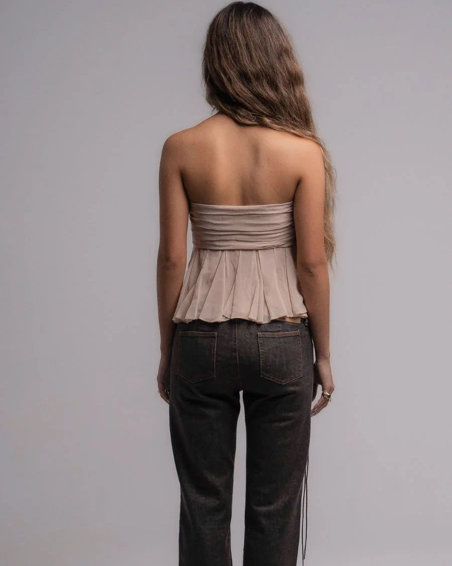 TOP BAILARINA CREMA