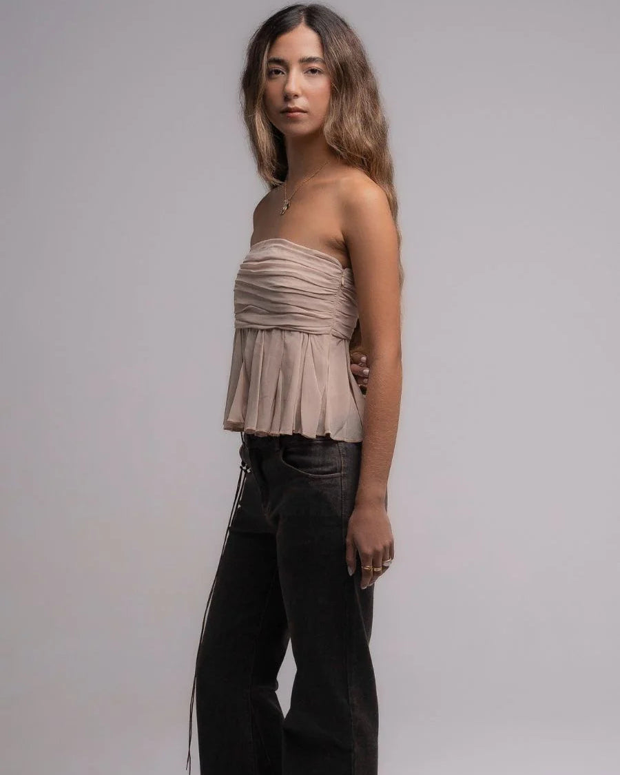 TOP BAILARINA CREMA