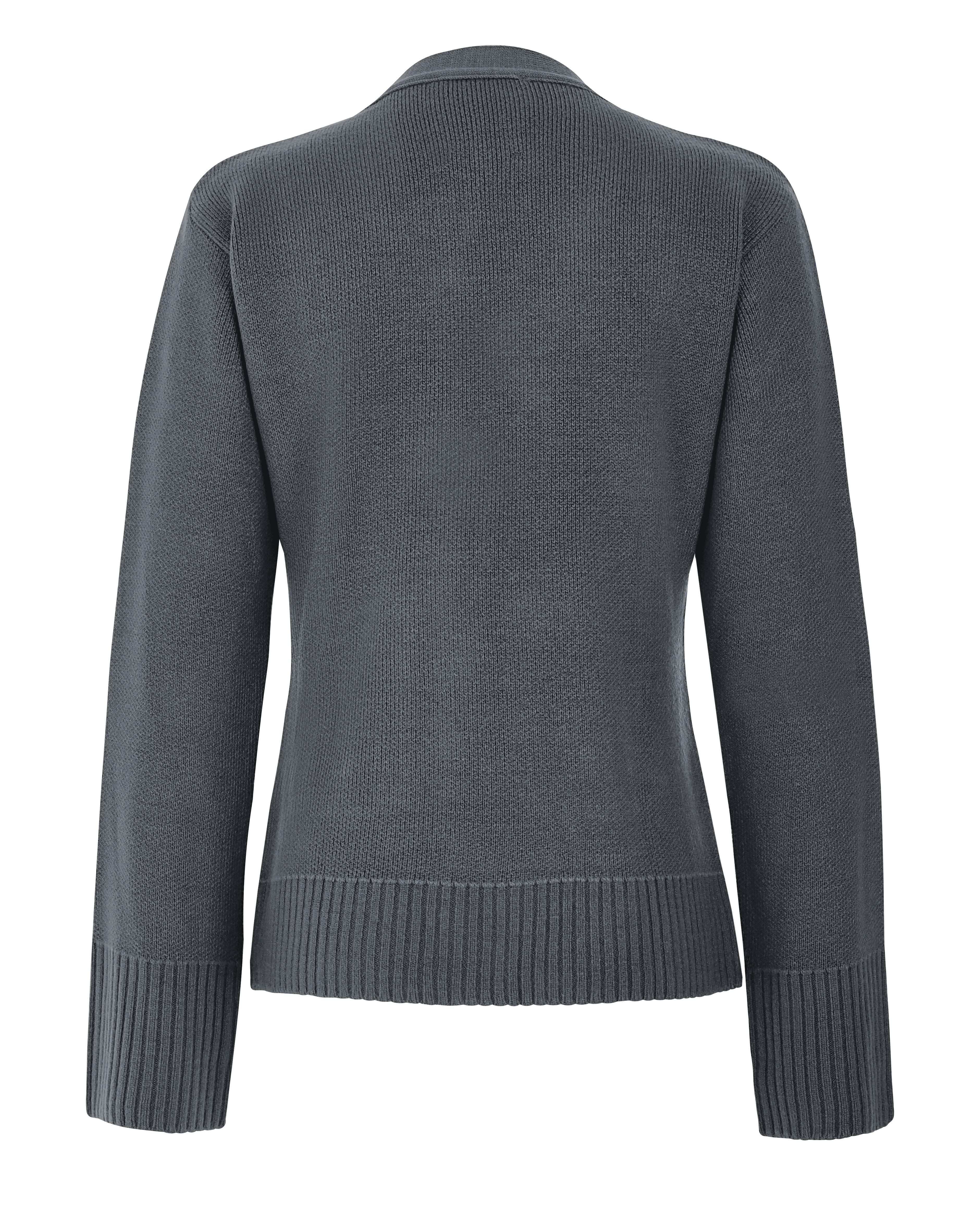 GREY KNIT CARDIGAN