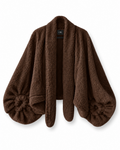 CAPA VELAR NIEVE BUFANDA CHOCOLATE