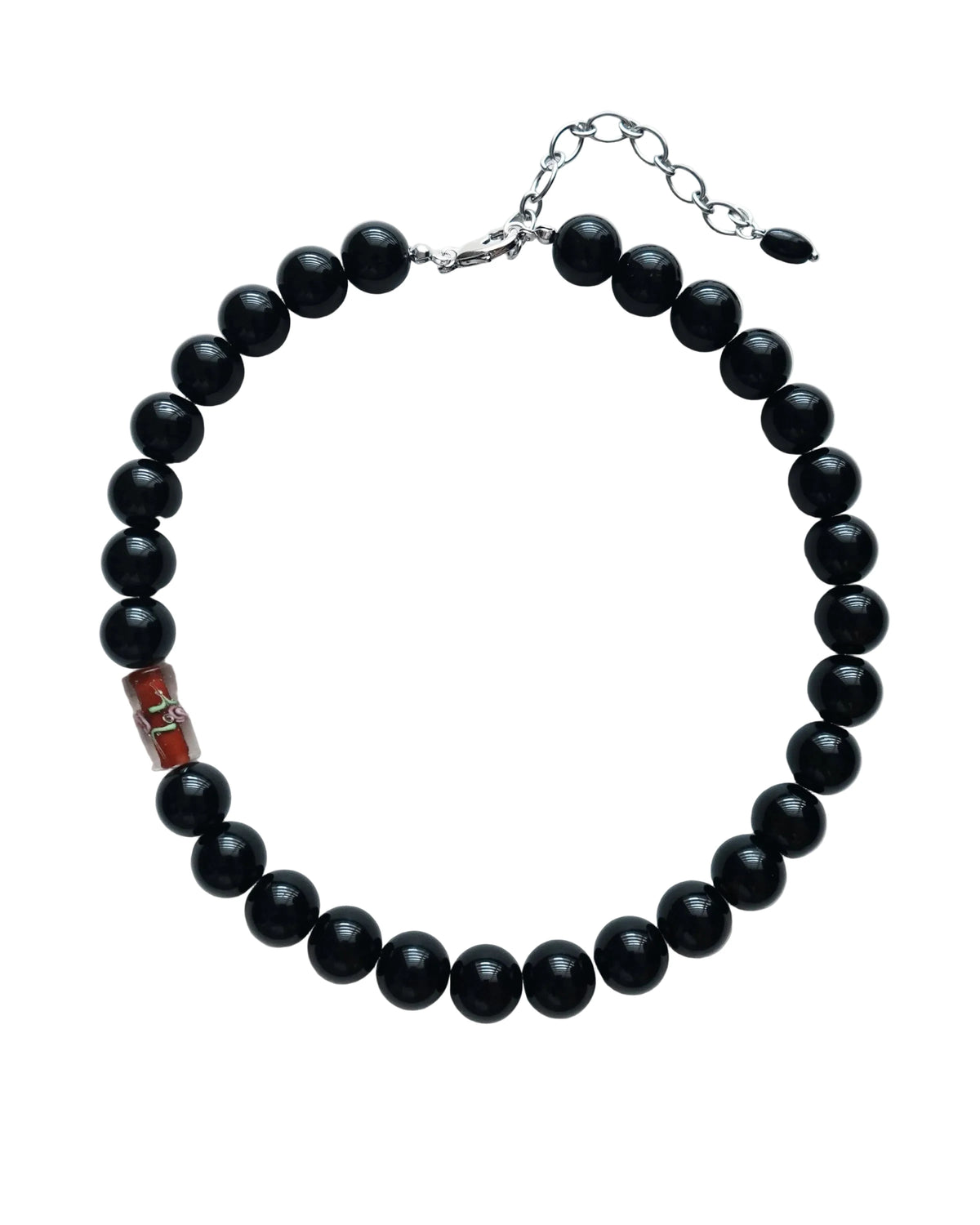 FLOR ONYX NECKLACE