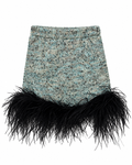 FEATHER TIFFANY SKIRT