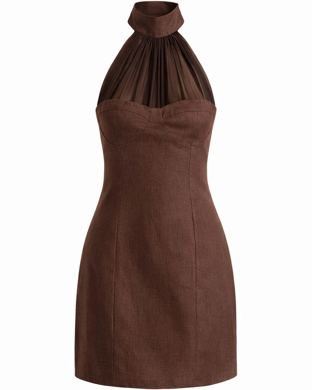 SOLARA MINI DRESS CHOCOLATE