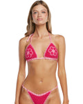 TRINIDAD FLOWERS PINK BIKINI