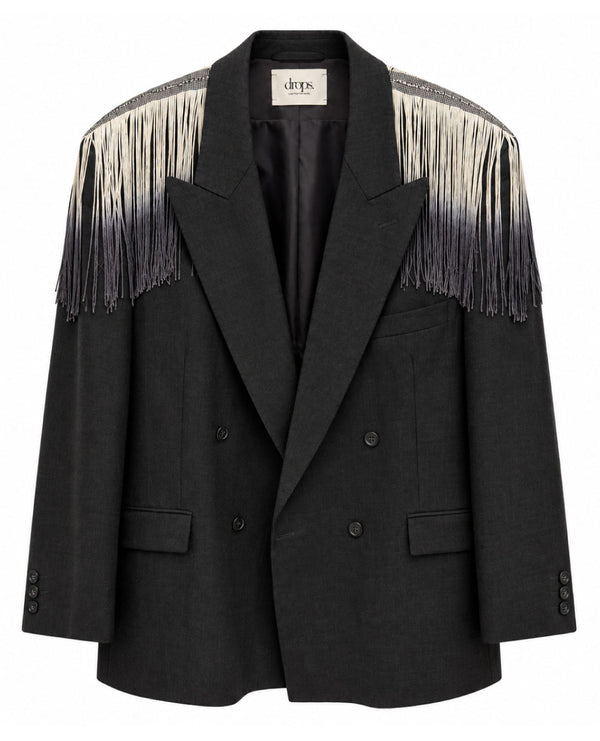 FRINGE TAILORED BLAZER