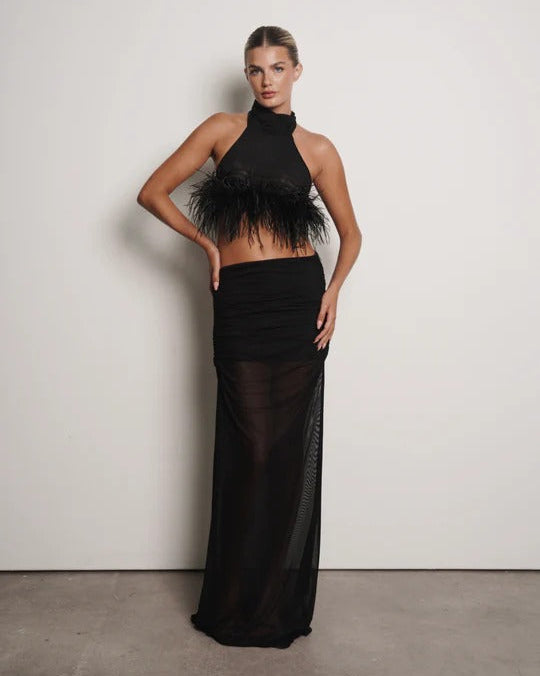 FRENCH 75 SKIRT BLACK