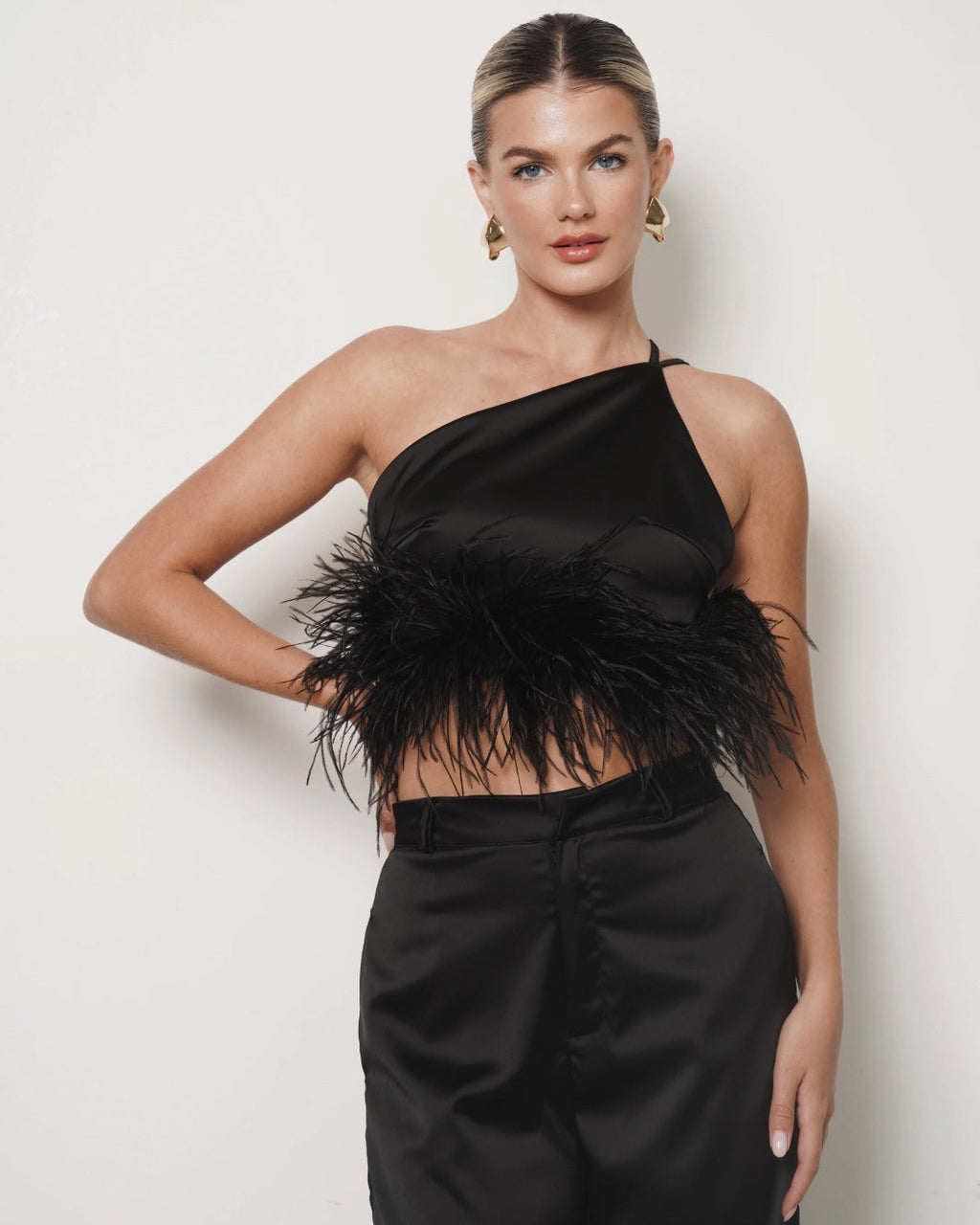 TOP VELOUR BLACK