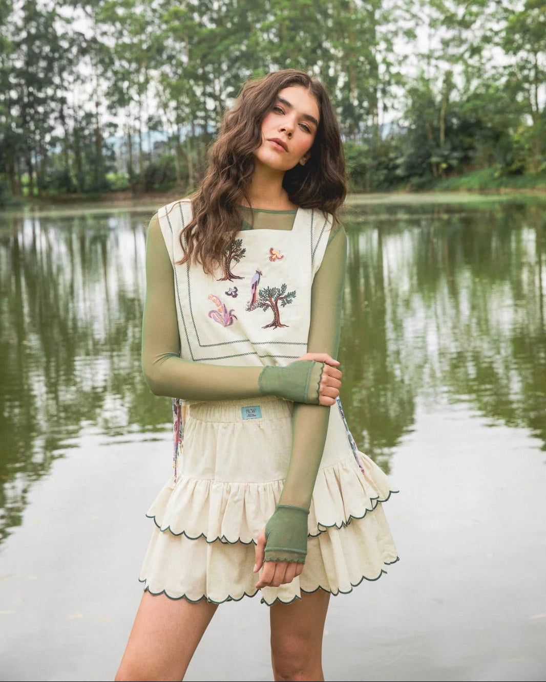 FALDA LINO GREENHOUSE