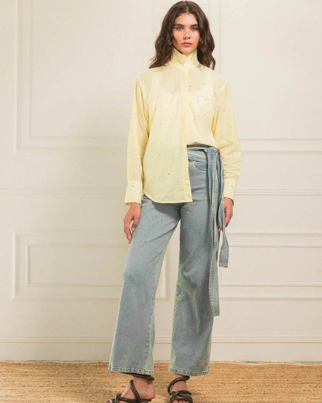 CAMISA SHINY HEART BUTTER